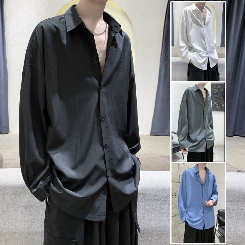 Men Long Sleeve Jacket White Spring Stylish